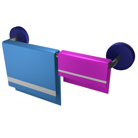 Handtuchhalter  3D Icon