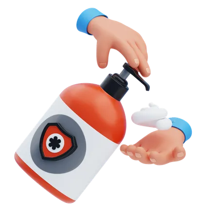 Handwash  3D Icon