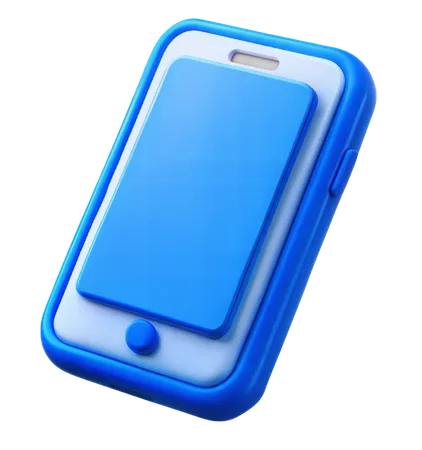 Mobiltelefon  3D Icon