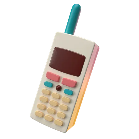 Mobiltelefon  3D Icon