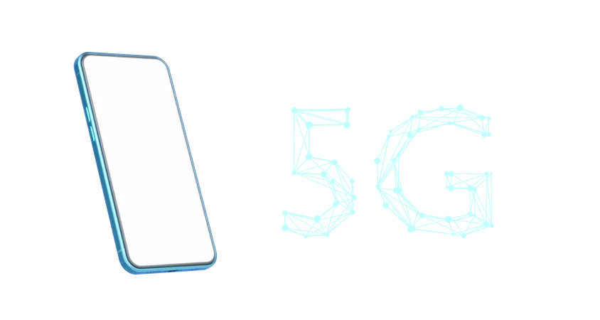 Mobile 5G  3D Icon