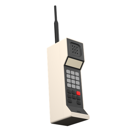 Mobiltelefon  3D Icon