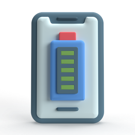 Handy-Akku  3D Icon