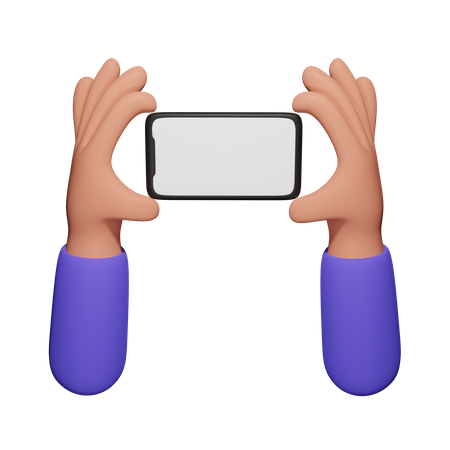 Handy halten  3D Icon
