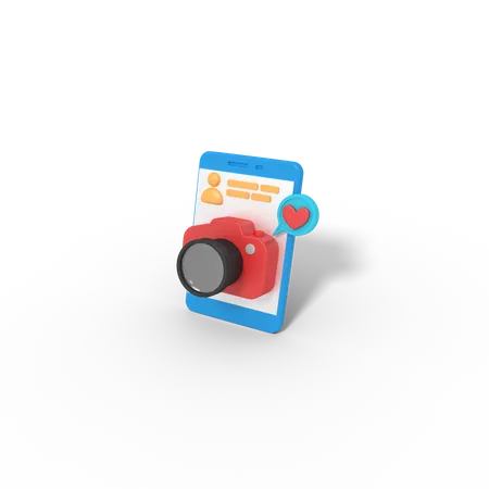 Handy-Kamera  3D Icon