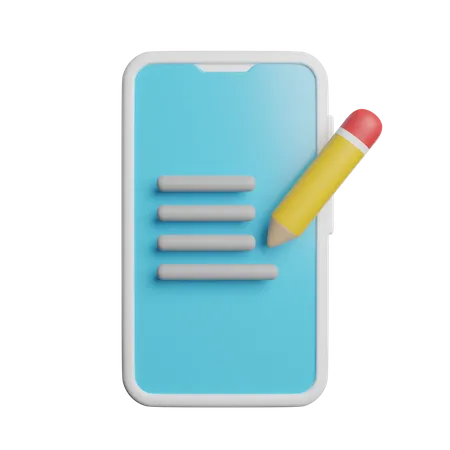 Handy-Memo  3D Icon