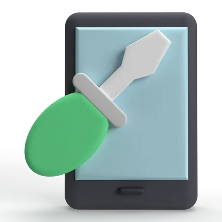 Mobile Reparatur  3D Icon