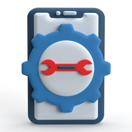 Mobile Reparatur  3D Icon