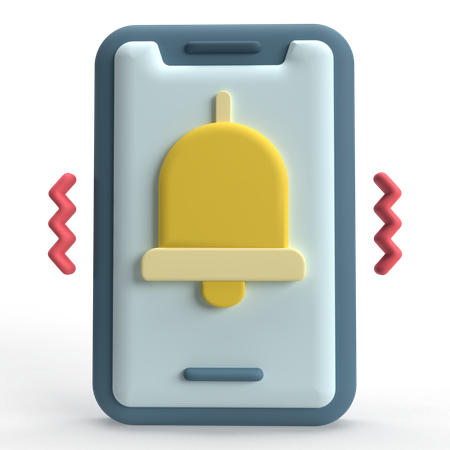 Mobiles Vibrieren  3D Icon