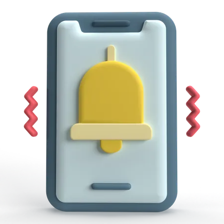 Mobiles Vibrieren  3D Icon