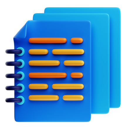 Handzettel  3D Icon