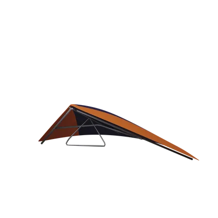 Hang Gliding  3D Icon