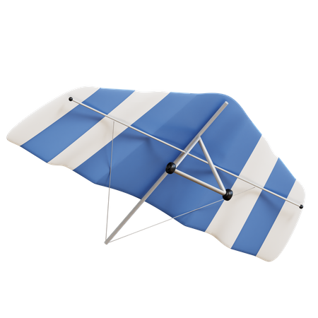 Hang Gliding  3D Icon