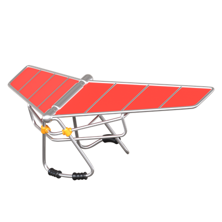Hang Gliding  3D Icon