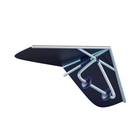Hang Gliding  3D Icon