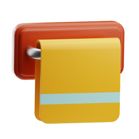 Hanged towel  3D Icon