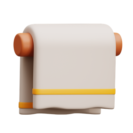 Hängendes Handtuch  3D Icon