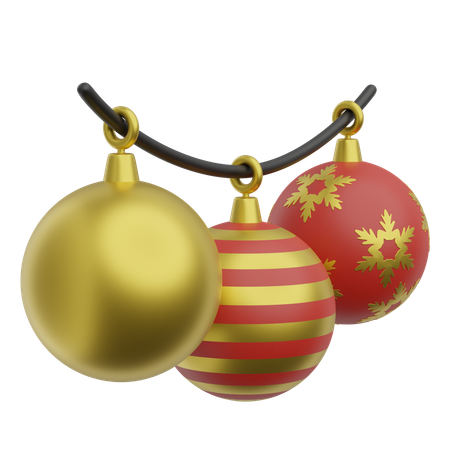 Hanging Balls  3D Icon