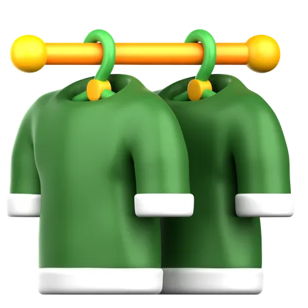 Hanging Clothes  3D Icon