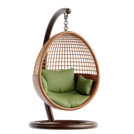 Hanging Egg Chair  3D Icon