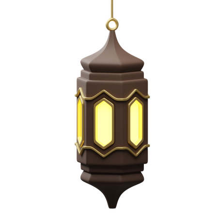 Hanging lantern  3D Icon