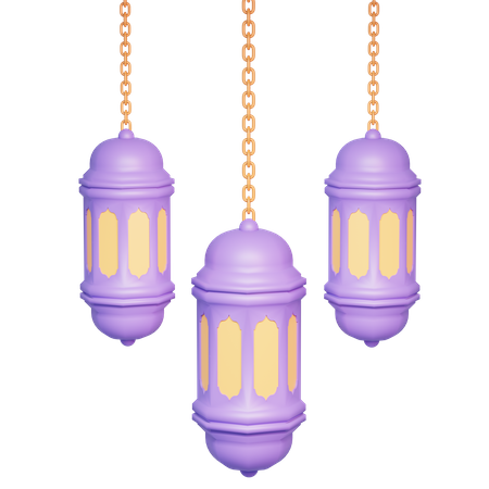 Hanging Lantern  3D Icon