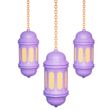 Hanging Lantern  3D Icon