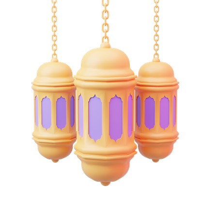 Hanging Lantern  3D Icon