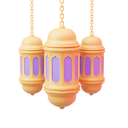 Hanging Lantern  3D Icon