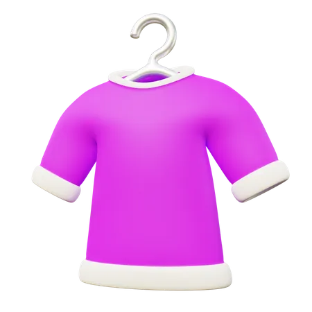 Hanging Laundry Shirt 3D Icon download in PNG, OBJ or Blend format
