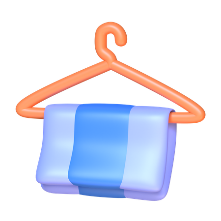 Hanging Towel  3D Icon