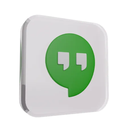 Hangout  3D Icon