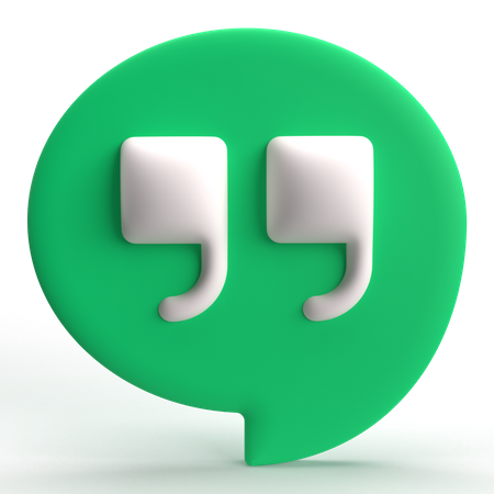 Hangouts  3D Icon