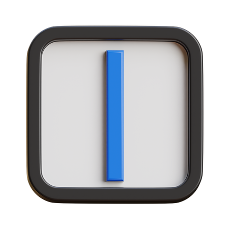 Hangul ich  3D Icon