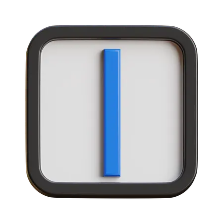 Hangul ich  3D Icon