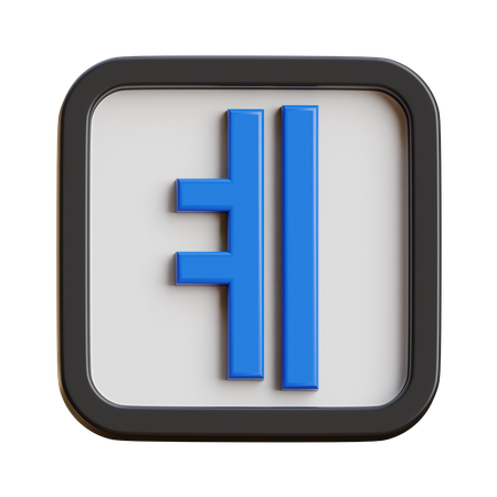 Hangul ye  3D Icon