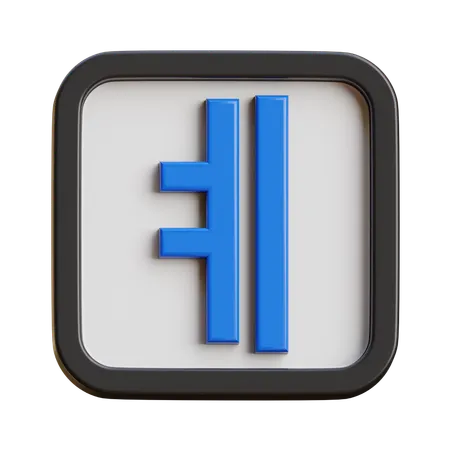 Hangul ye  3D Icon