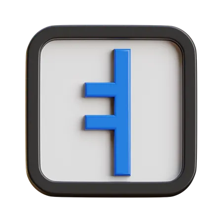 Hangul yeo  3D Icon