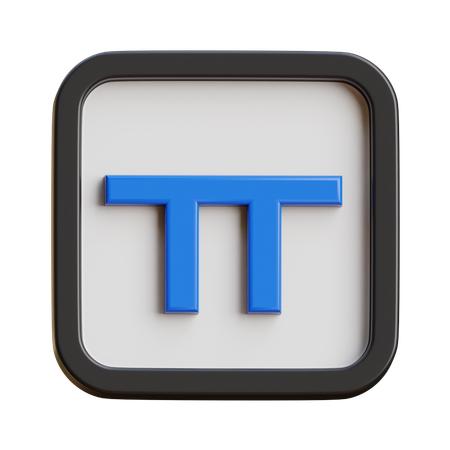 Hangul yu  3D Icon