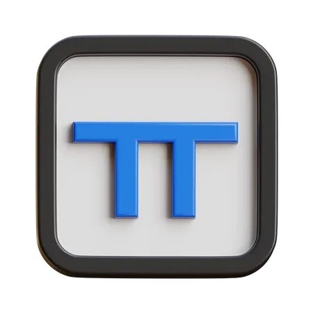 Hangul yu  3D Icon