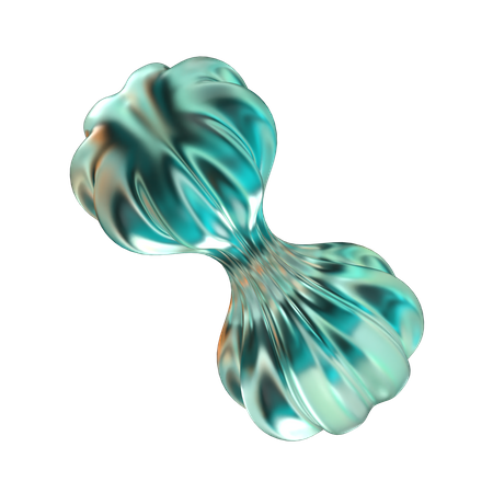 Hantel abstrakte Form  3D Icon