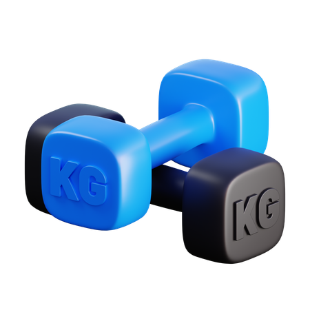 Hantel mit einzigartigem Design  3D Icon