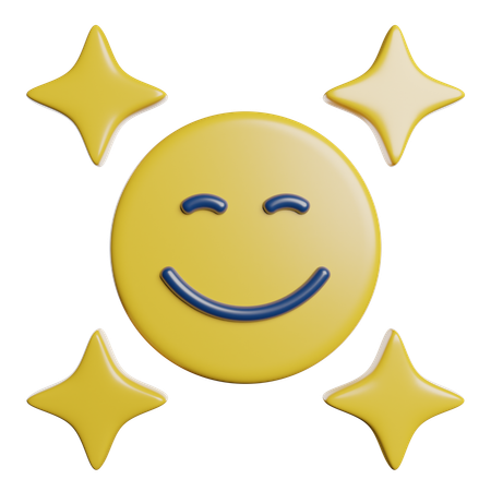 Happiness  3D Icon