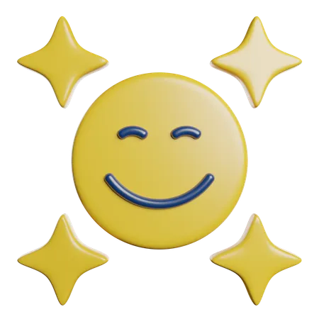 Happiness  3D Icon