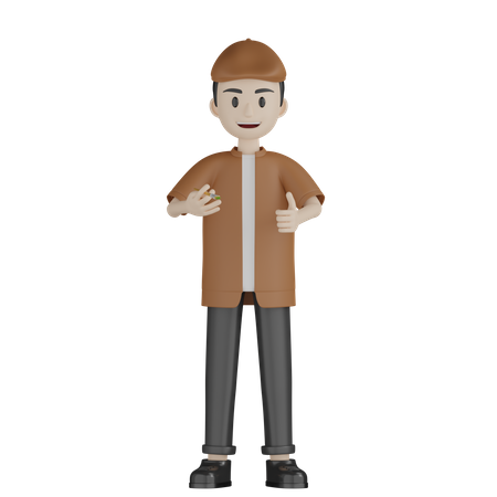 Happy Artist  3D Icon