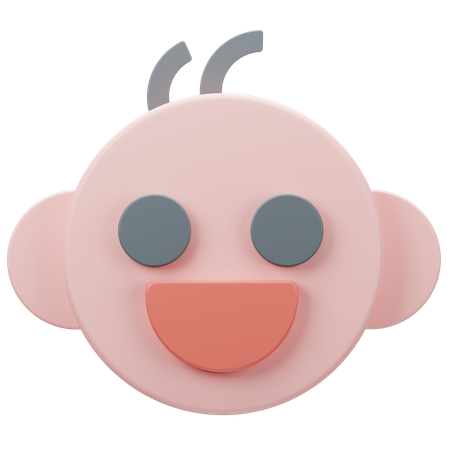 Happy Baby  3D Icon