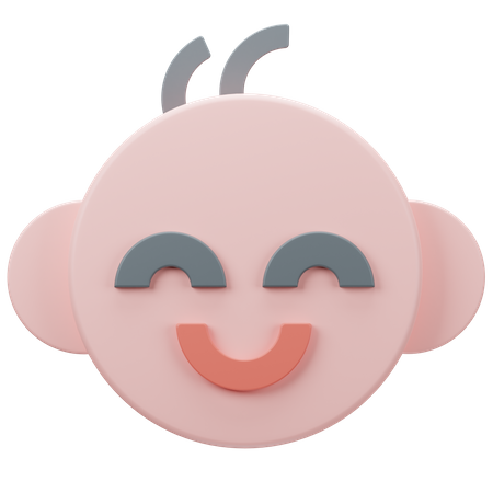 Happy Baby  3D Icon