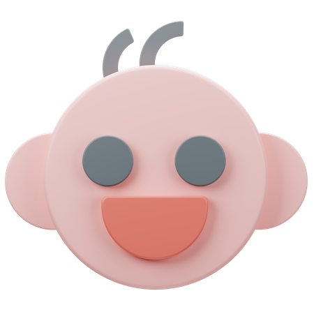 Happy Baby  3D Icon