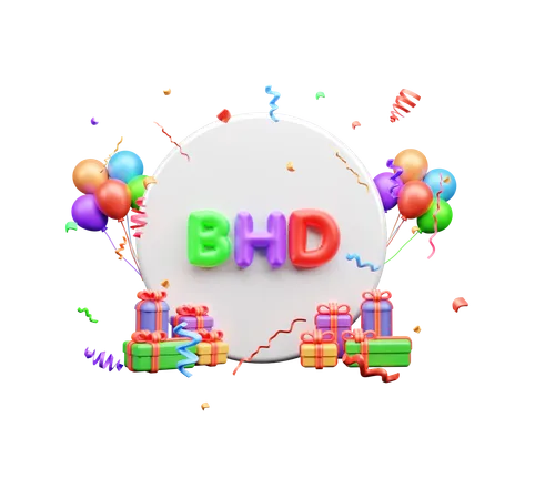 Happy Birthday  3D Icon