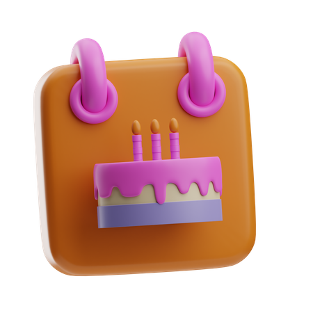 Happy Birthday  3D Icon